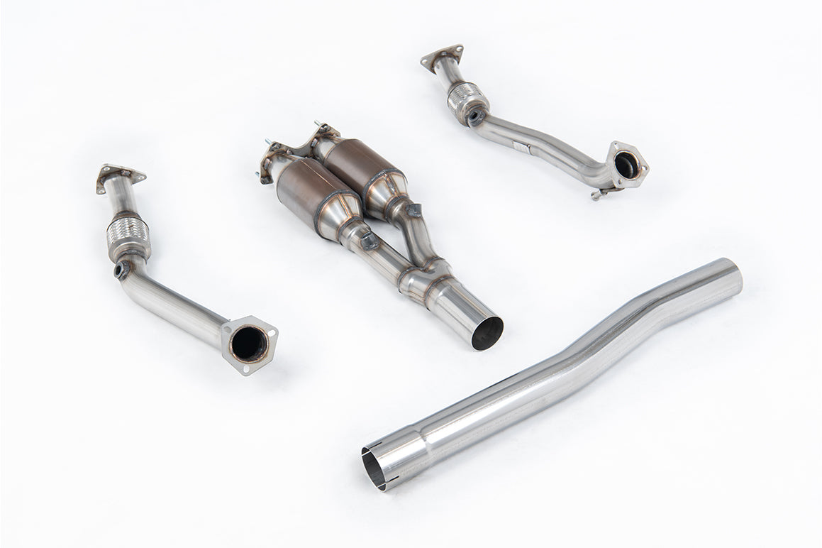 Milltek Sport Volkswagen Golf MK5 R32 Hi-Flow Sports Cats, For fitment with OEM manifolds and Milltek (SSXVW180)