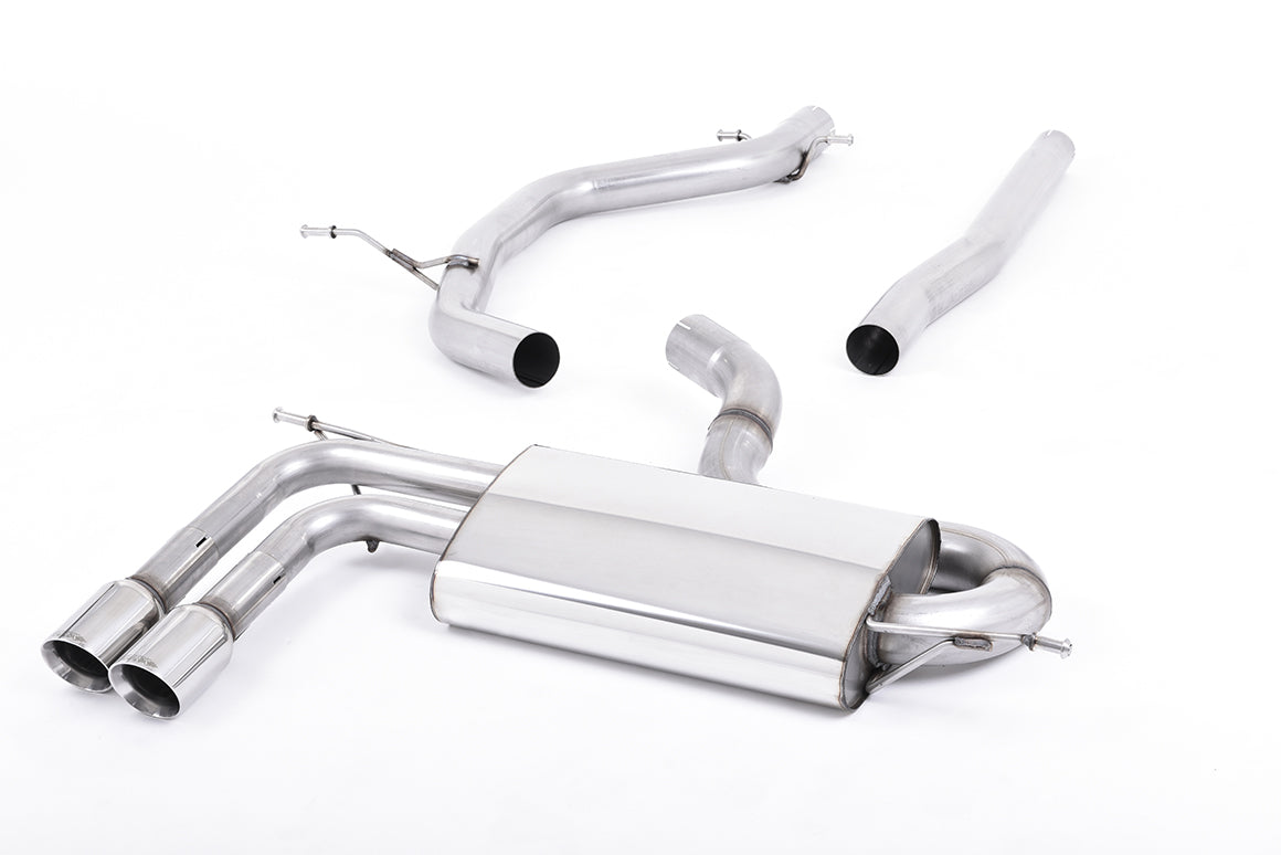 Milltek Sport Audi A3 / Volkswagen Golf / Scirocco OPF/GPF-back, Polished (SSXVW181)