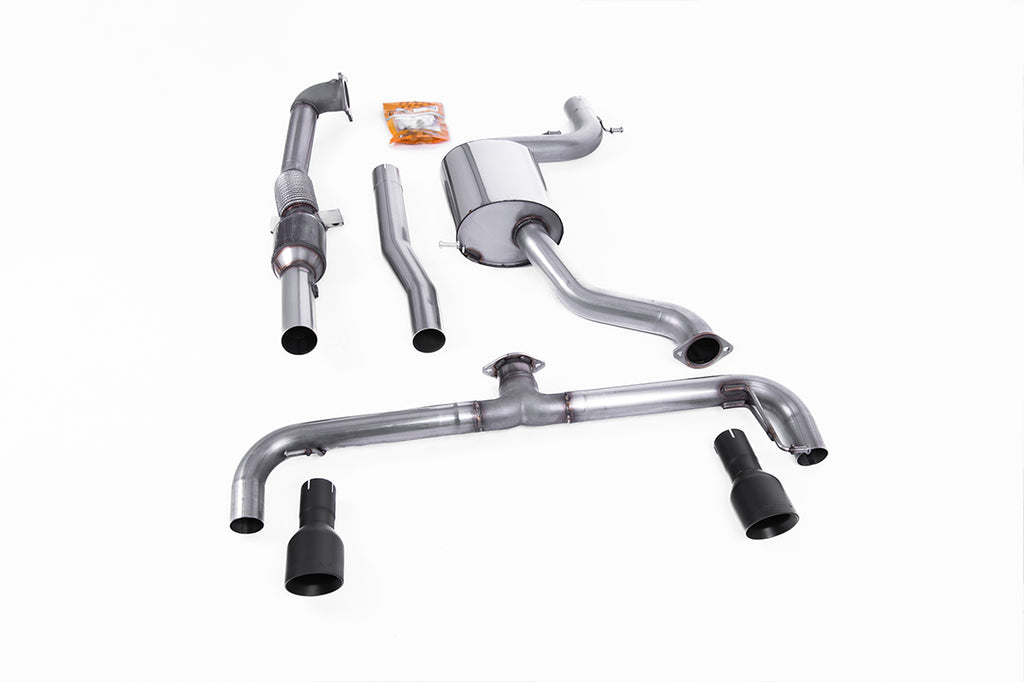 Milltek Sport Volkswagen Golf / Scirocco Turbo-back including Hi-Flow Sports Cat, Race (SSXVW186)