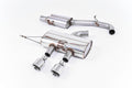 Milltek Sport Volkswagen Golf Mk6 R Cat-back, Resonated, Race (SSXVW221)