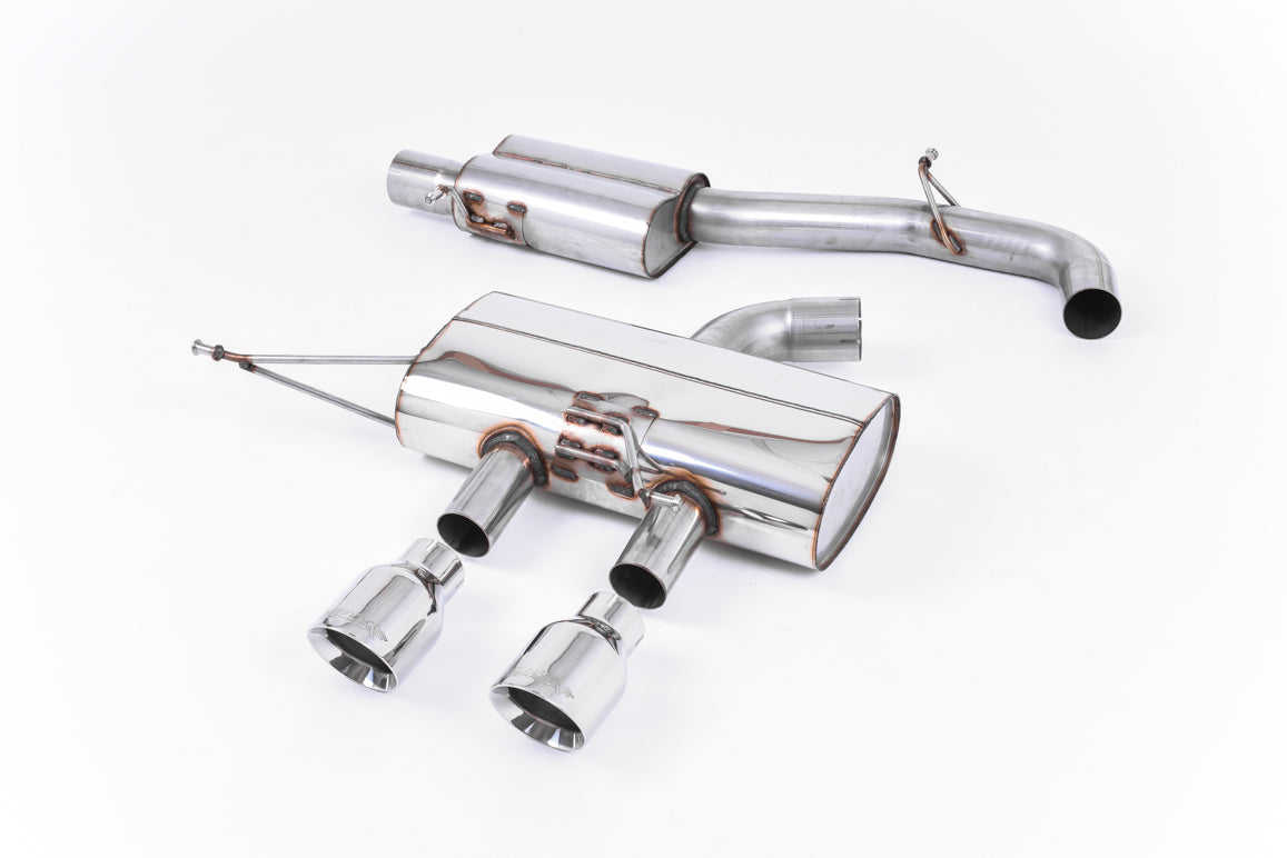 Milltek Sport Cat-back - Volkswagen Golf Mk6 R 2.0 TFSI 270PS - 3-inch Race System. Resonated (quieter)