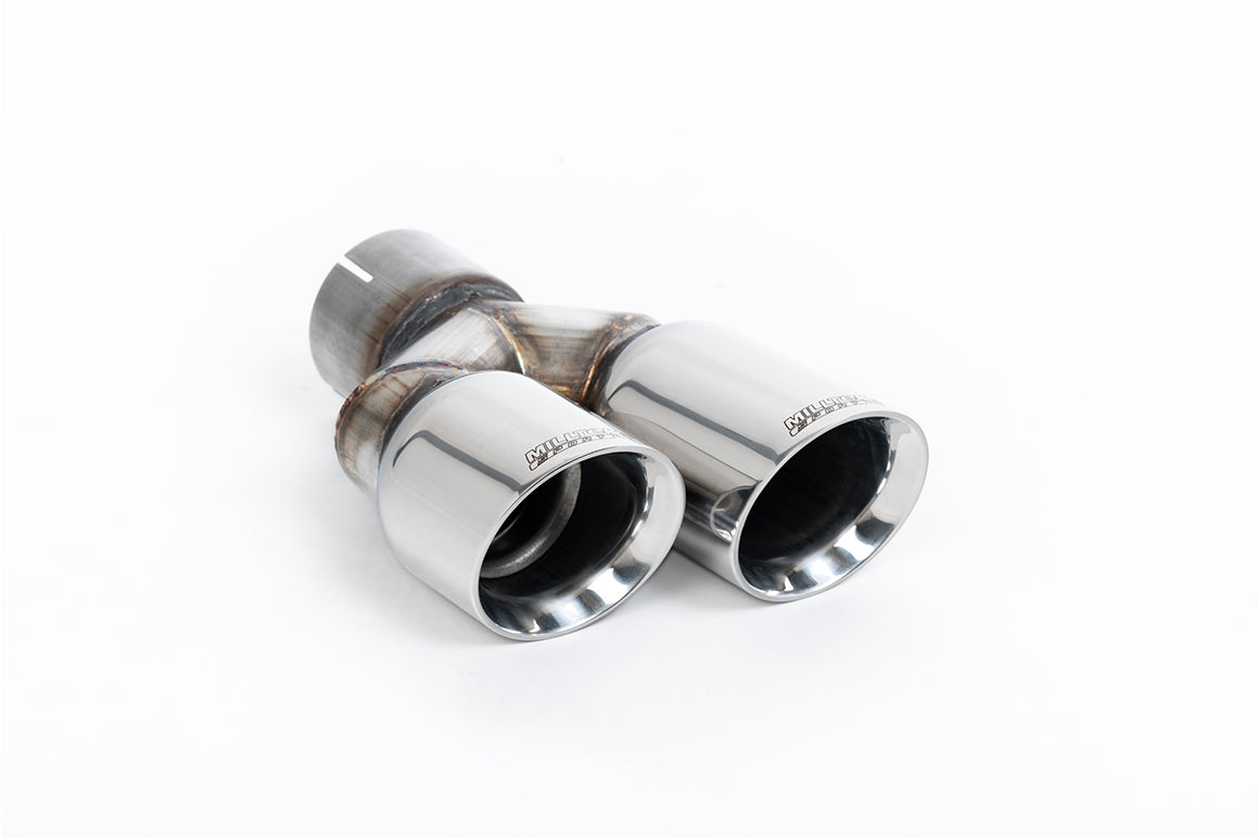 Milltek Sport Cat-back - Volkswagen Jetta Mk6 GLI 2.0 TSI - For fitment to OE Downpipe. Twin Polished Tips