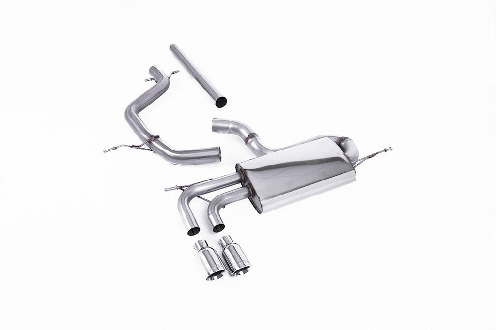 Milltek Sport Volkswagen Golf Mk5 Cat-back, Non-Resonated, Polished (SSXVW296)