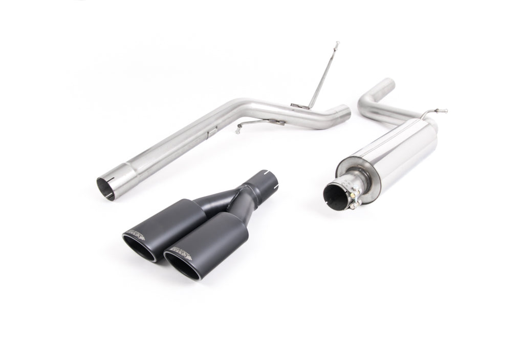 Milltek Sport Volkswagen Caddy OPF/GPF-back, Resonated, Twin Oval Black (SSXVW301)