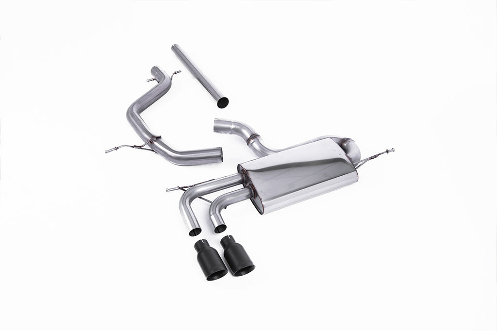Milltek Sport Volkswagen Golf Mk5 Cat-back, Non-Resonated, Cerakote Black (SSXVW334)