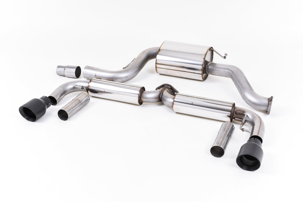 Milltek Sport Volkswagen Beetle Cat-back, Resonated, Cerakote Black (SSXVW345)