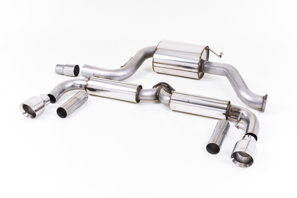 Milltek Sport Volkswagen Beetle Cat-back, Resonated, Polished (SSXVW346)