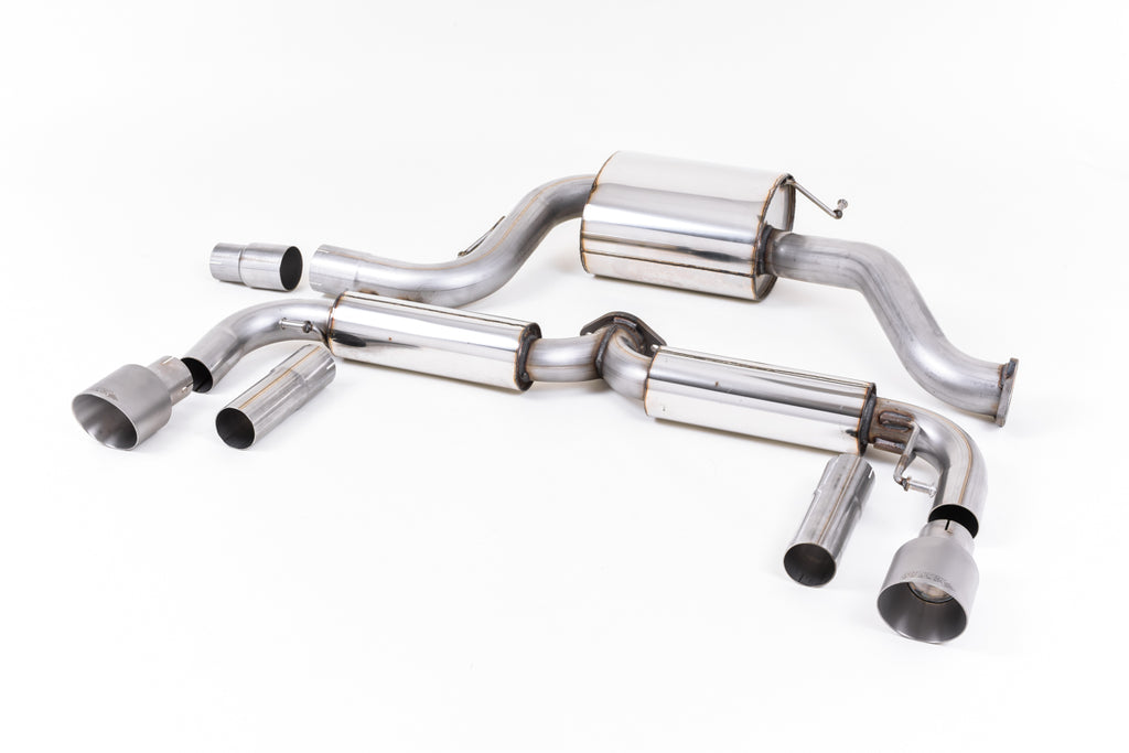 Milltek Sport Volkswagen Beetle Cat-back, Resonated, Titanium (SSXVW347)
