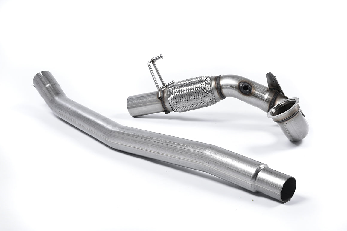 Milltek Sport Large-bore Downpipe and De-cat - Audi A3 / Audi S3 / Volkswagen Arteon + more - For fitment with the OE System Only