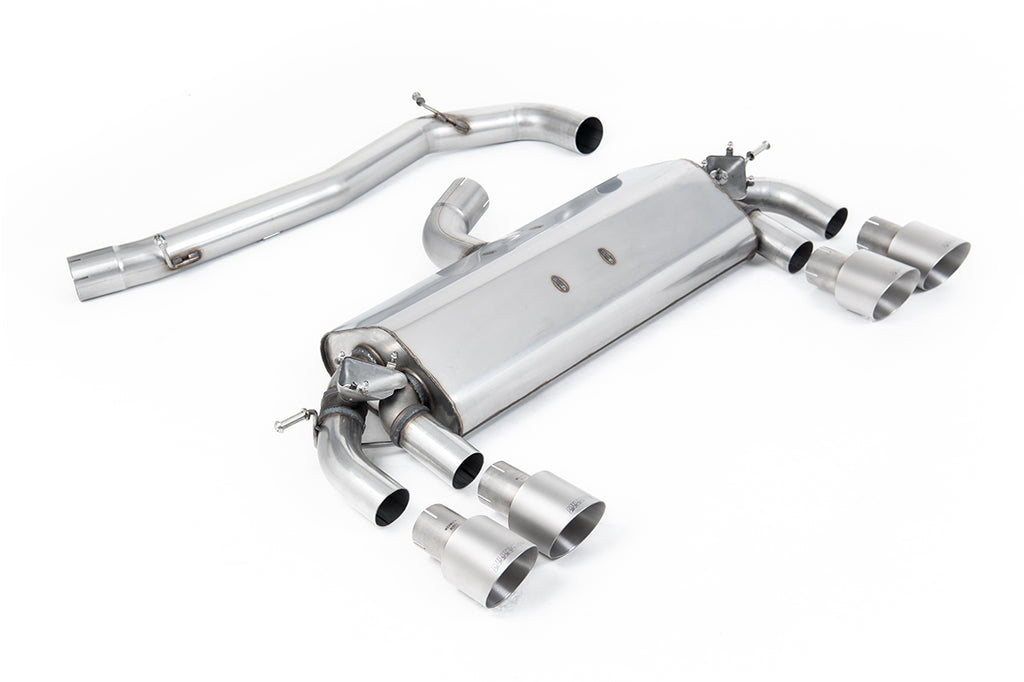 Milltek Sport Volkswagen Golf MK7 R Cat-back, Non-Resonated, GT-100 Titanium (SSXVW405)