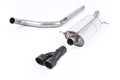 Milltek Sport Volkswagen Polo GTI Cat-back, Non-Resonated, Twin Cerakote Black (SSXVW416)