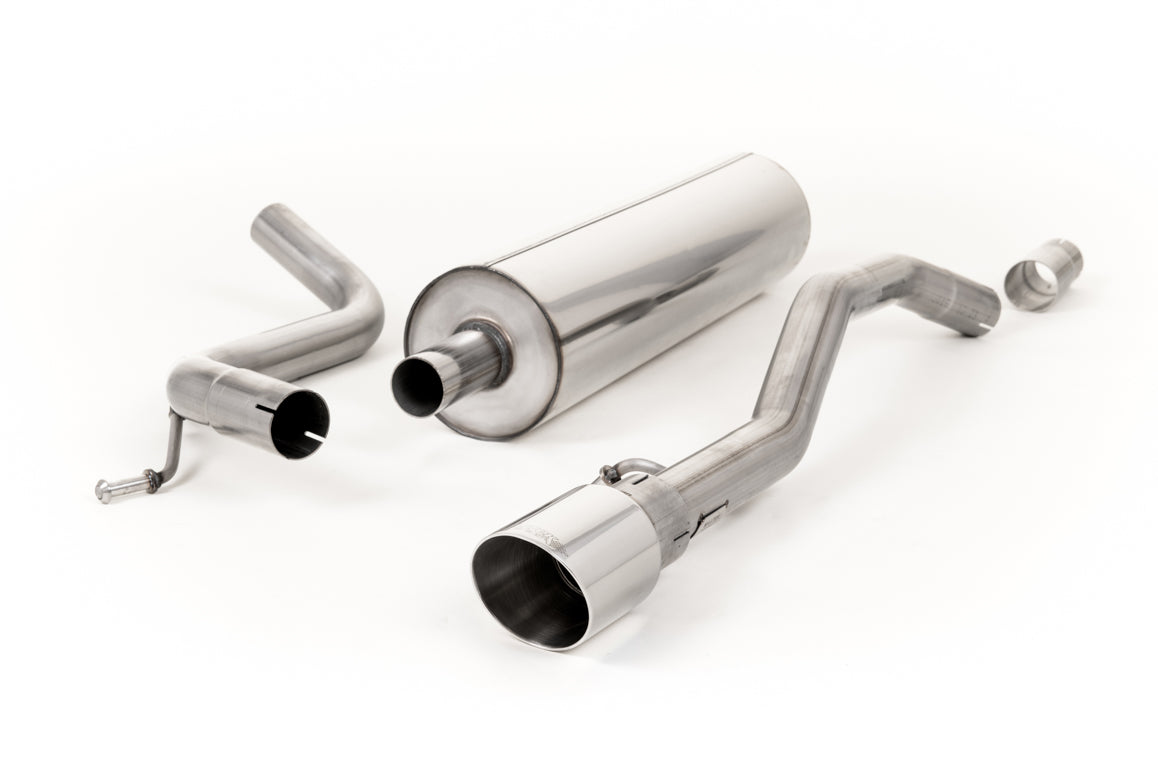Milltek Sport Cat-back - Volkswagen Up! - EC Approved with GT-90 Polished Trim (Approved for GPF/OPF Models Only)