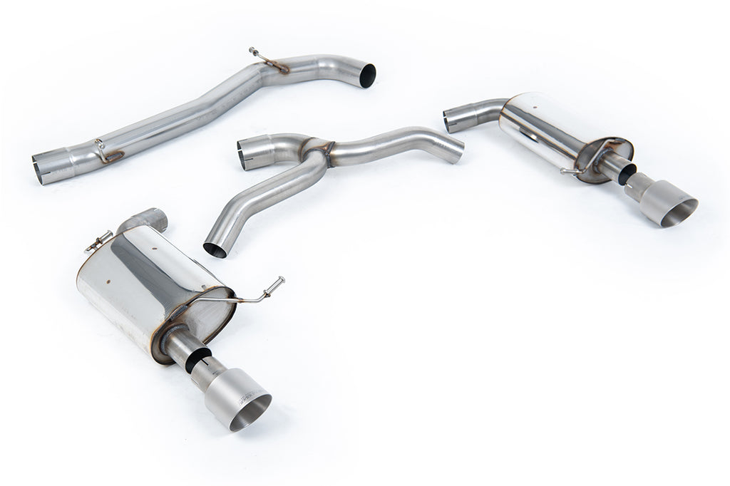 Milltek Sport Volkswagen Golf Mk7 Cat-back, Non-Resonated, GT-100 Titanium (SSXVW440)