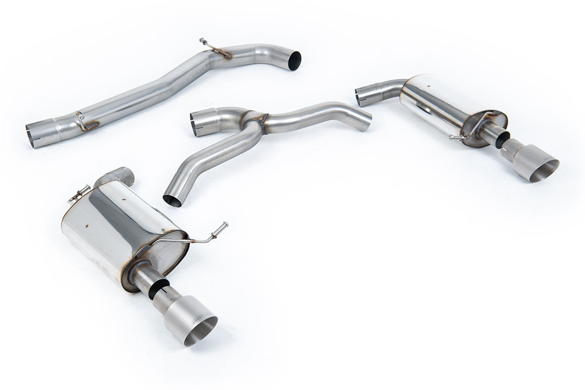 Milltek Sport Volkswagen Golf Mk7 Cat-back, Non-Resonated, GT-100 Titanium (SSXVW440)