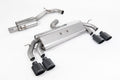 Milltek Sport Volkswagen Golf Mk7.5 R Cat-back, 76mm & Systems, Resonated (SSXVW450)