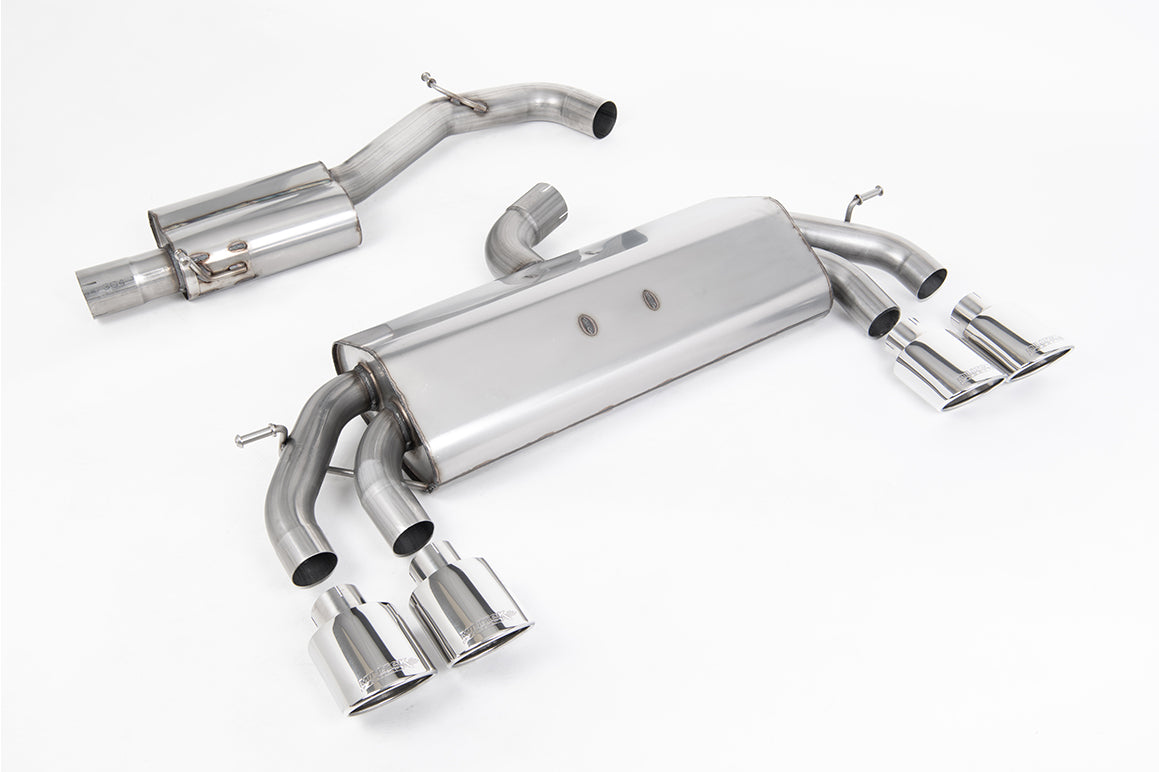 Milltek Sport Volkswagen Golf Mk7.5 R Cat-back, 76mm & Systems, Resonated (SSXVW451)