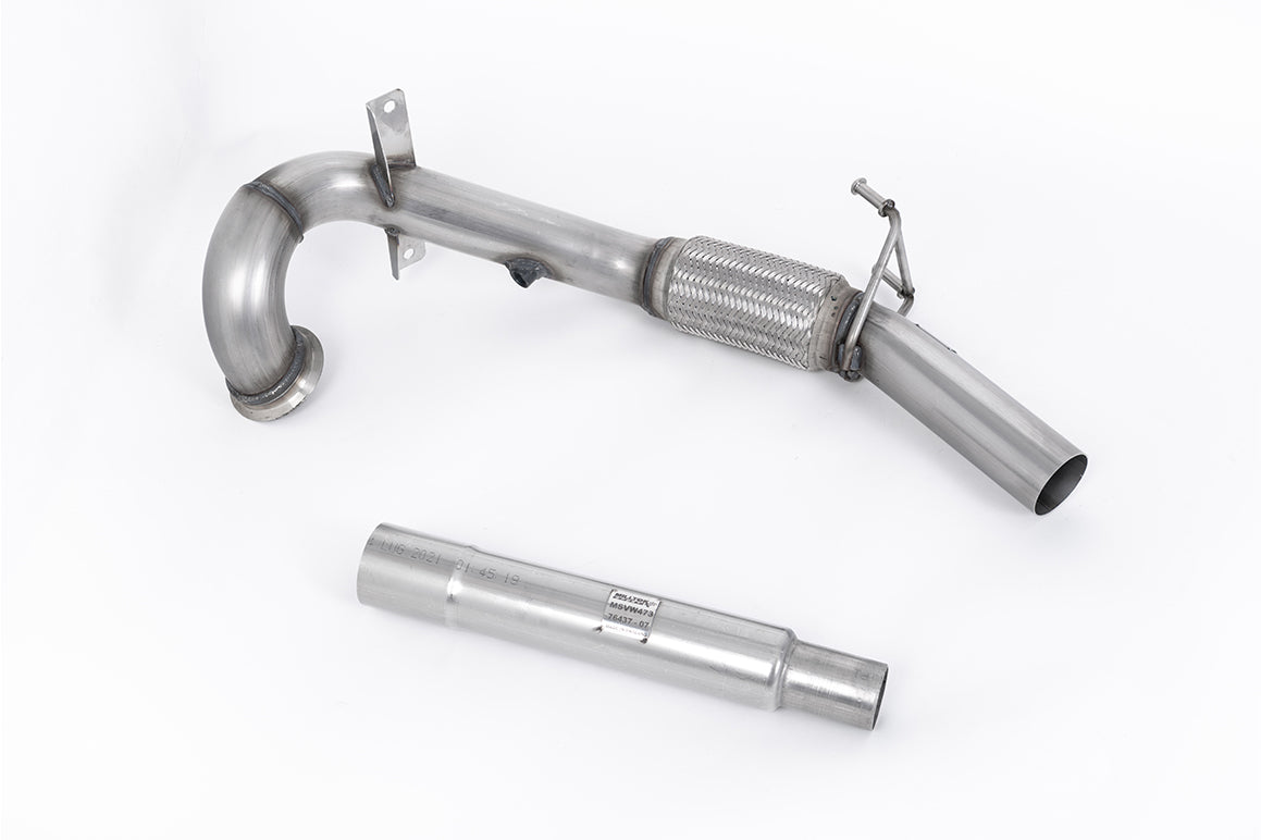 Milltek Sport Large-bore Downpipe and De-cat - Seat Ibiza / Volkswagen Polo - Requires a Stage 2 ECU Remap for fitment to OE Cat Back System OE