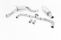 Milltek Sport Volkswagen Golf Cat-back, Part-Resonated, Road+, GT-100 Polished (SSXVW460)