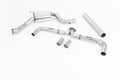 Milltek Sport Volkswagen Golf Cat-back, Non-Res, Race, GT-100 Cerakote Black (SSXVW463)