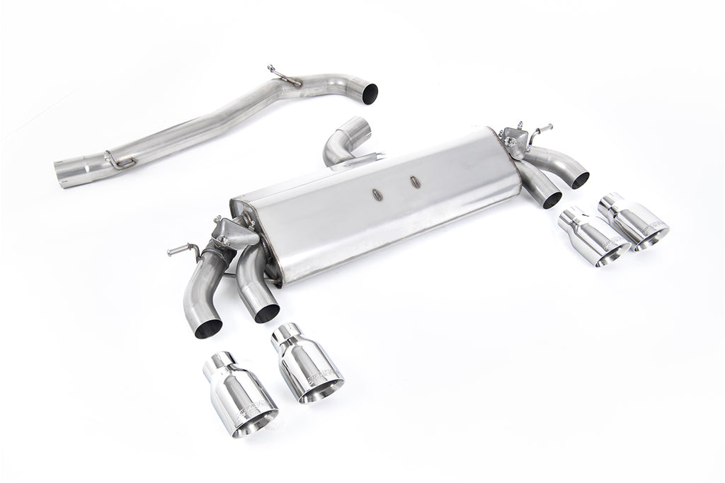 Milltek Sport Volkswagen Golf Cat-back, GPF Back, GT-100 Polished (SSXVW507)