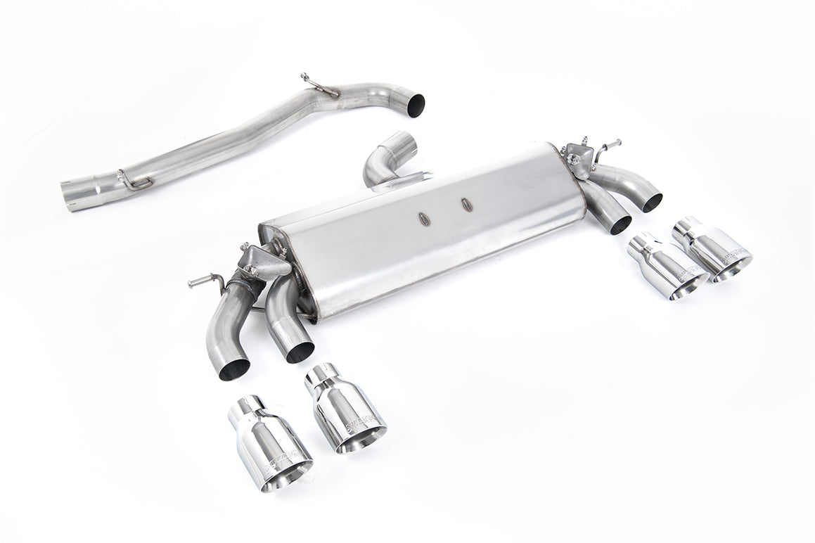 Milltek Sport Volkswagen Golf Cat-back, GPF Back, GT-100 Polished (SSXVW507)