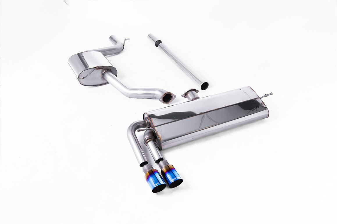 Milltek Sport Volkswagen Golf Mk7.5 Cat-back, Resonated, Twin Burnt Titanium (SSXVW533)