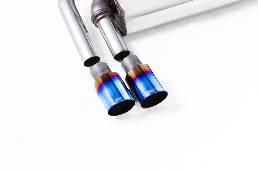 Milltek Sport Volkswagen Golf Mk7.5 Cat-back, Resonated, Twin Burnt Titanium (SSXVW533) - photo 2