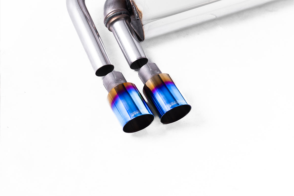 Milltek Sport Volkswagen Golf Mk7.5 Cat-back, Resonated, Twin Burnt Titanium (SSXVW533) - photo 2