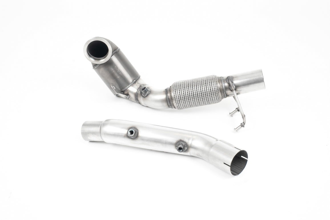 Milltek Sport GPF/OPF Bypass - Seat Leon / Skoda Octavia / Volkswagen Golf - Cast Downpipe with 200 Cell HJS Cat with GPF/OPF Bypass - Fits to OE Cat Back Only (Requires Stage 2 ECU Remap)