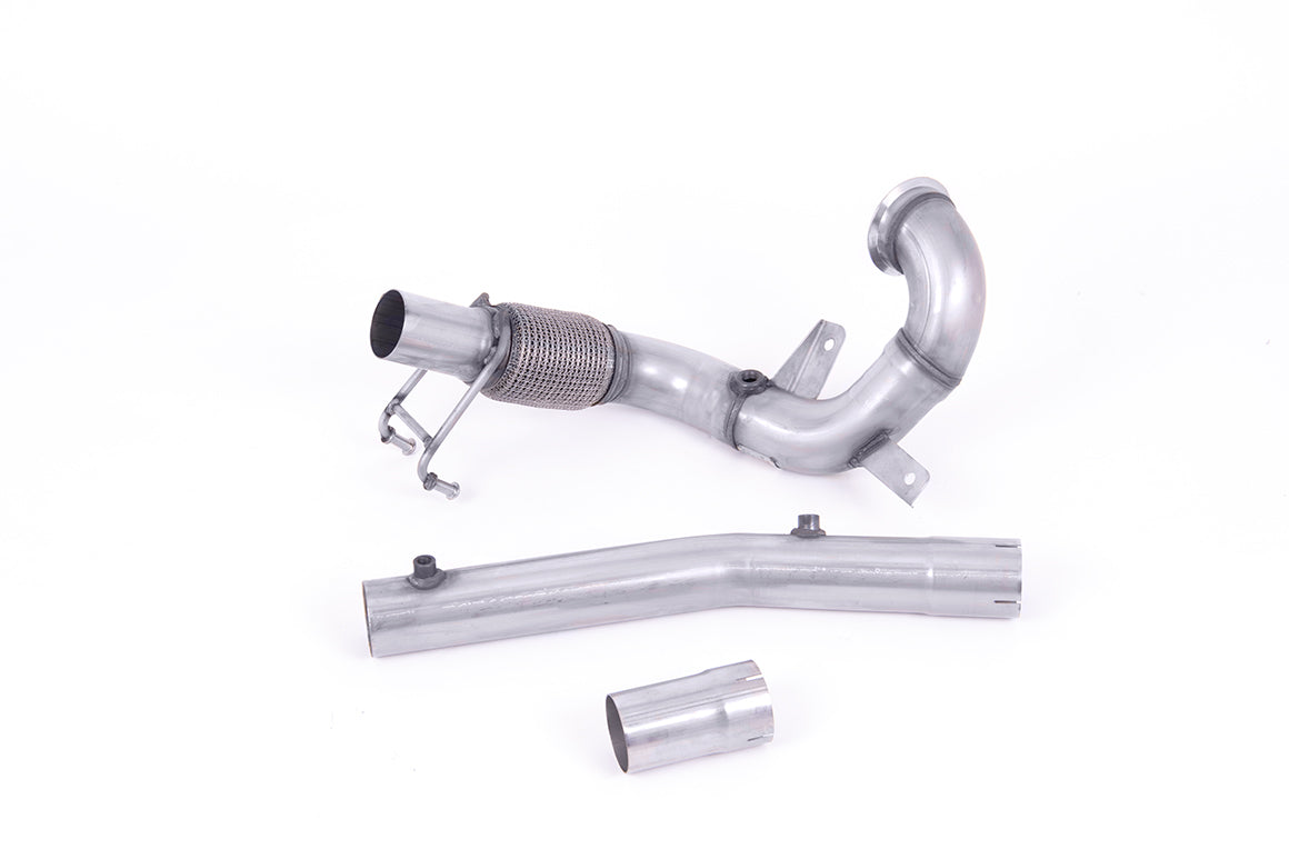 Milltek Sport Large-bore Downpipe and De-cat - Volkswagen Polo GTI 2.0 TSI (AW 5 Door PRE Facelift Models only) - GPF/OPF Models Only - Non-Resonated Fits to Milltek Sport Cat Back includes OPF/GPF Bypass - Required Stage 2 ECU Software