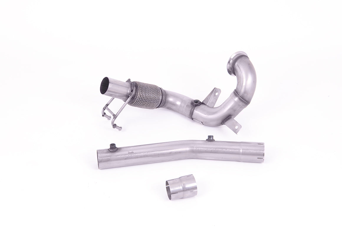 Milltek Sport Large-bore Downpipe and De-cat - Volkswagen Polo GTI 2.0 TSI (AW 5 Door PRE Facelift Models only) - GPF/OPF Models Only - Non-Resonated Fits to OE Cat Back includes OPF/GPF Bypass - Required Stage 2 ECU Software