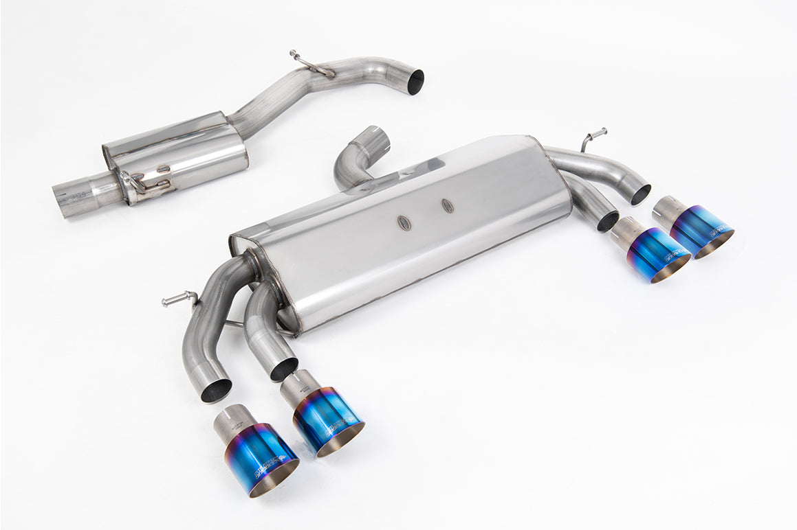 Milltek Sport Volkswagen Golf Mk7.5 R Cat-back, 76mm & Systems, Resonated (SSXVW586)
