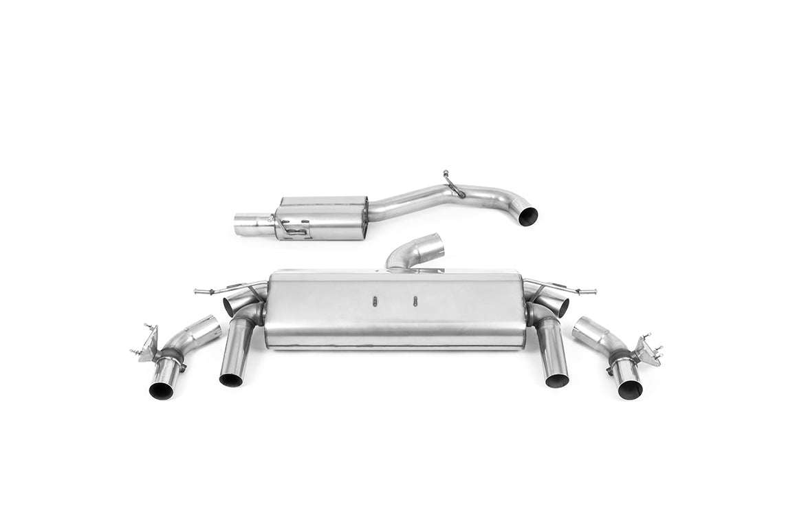 Milltek Sport Cat-back - Volkswagen T-Roc - GPF Back - Carbon Fibre Jet-100 Tips - EC Approved