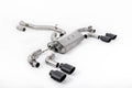 Milltek Sport Volkswagen Golf Cat-back, Non-Resonated, Valved, Cerakote Black (SSXVW644)