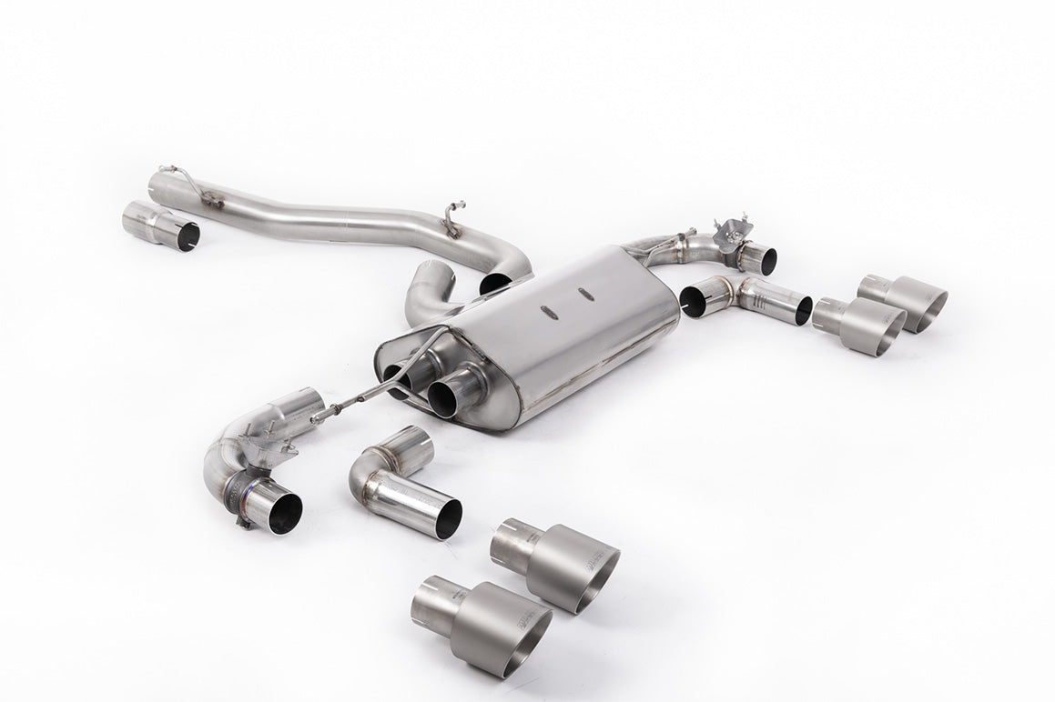 Milltek Sport Volkswagen Golf Cat-back, Non-Resonated, Valved, GT-100 Titanium (SSXVW647)