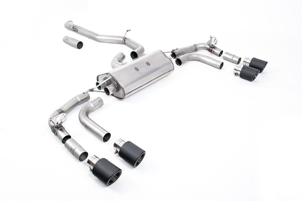 Milltek Sport Volkswagen Tiguan R OPF/GPF-back, Non-Resonated, JET-100 Carbon (SSXVW662)