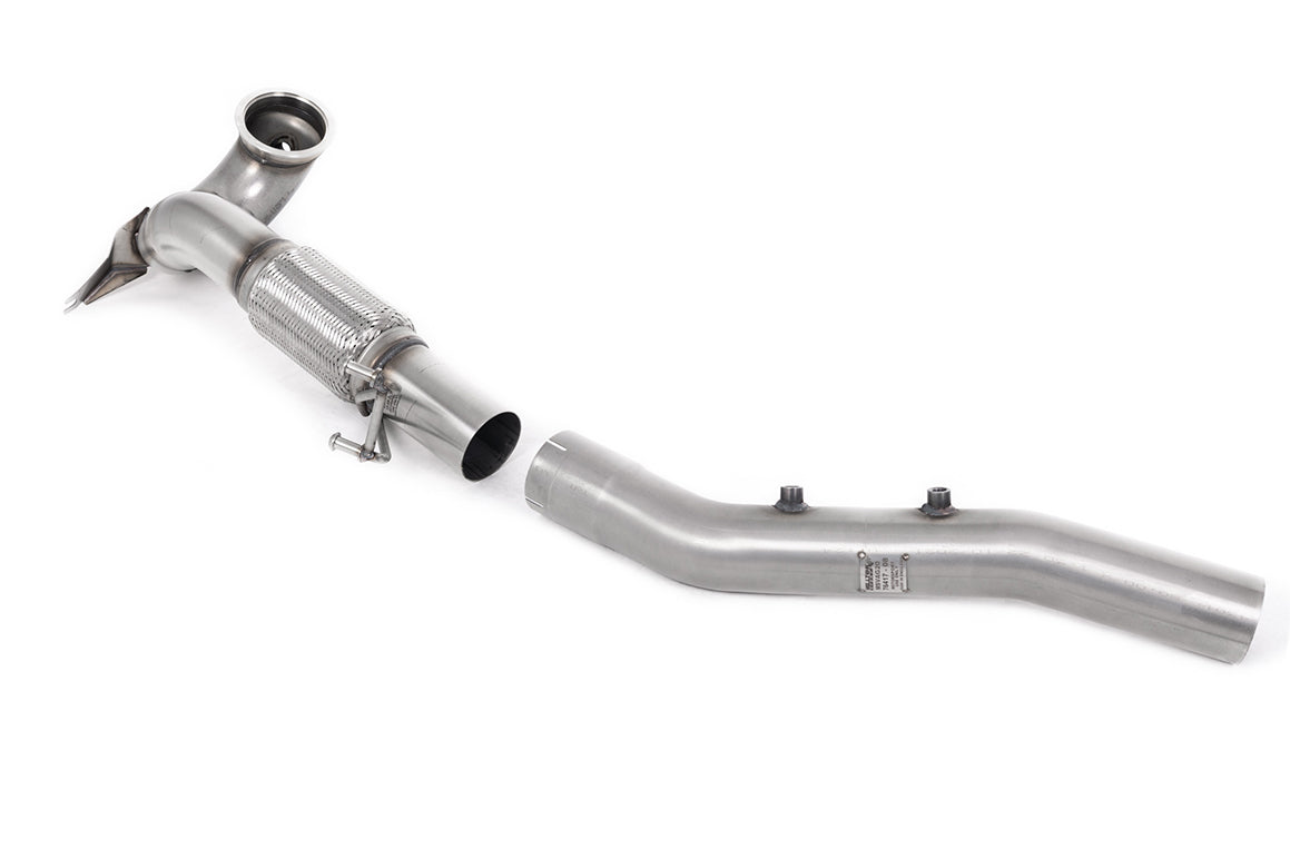 Milltek Sport Large-bore Downpipe and De-cat - Seat Cupra Formentor / Seat Leon / Skoda Octavia + more - 94mm / 3.7inch ID Turbo Outlet to 80mm / 3.15inch Downpipe with Decat/OPF Bypass - Fits with Milltek OPF/GPF Back System Only - Requires stage 2 ECU s