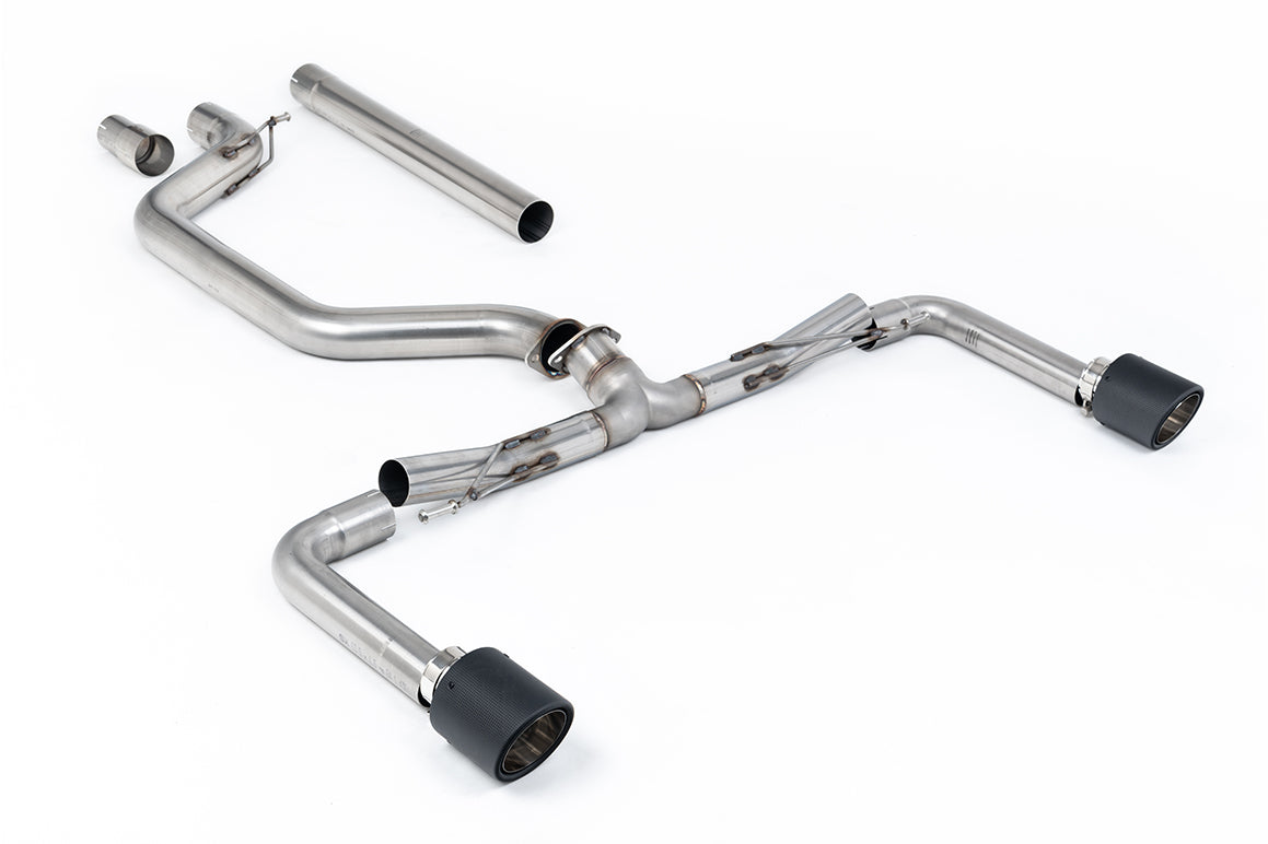 Milltek Sport Volkswagen Golf OPF/GPF-back, Race, JET-115 Carbon Fibre (SSXVW682)