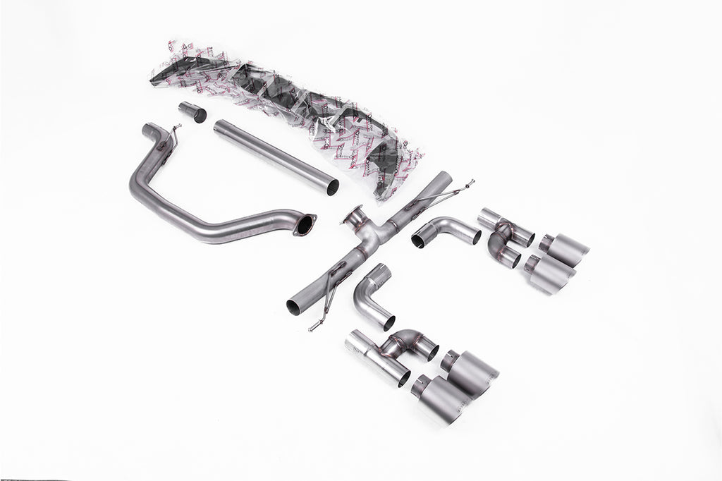 Milltek Sport Volkswagen Golf Cat-back, Race, GT-115 Titanium (SSXVW694)