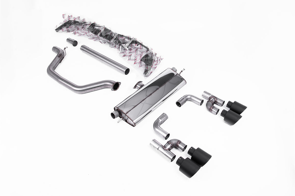 Milltek Sport Volkswagen Golf Cat-back, Road+, GT-115 Cerakote Black (SSXVW700)
