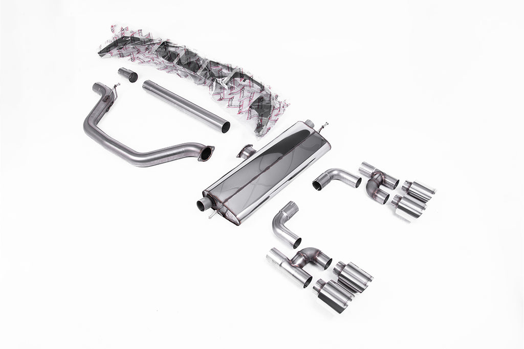 Milltek Sport Volkswagen Golf Cat-back, Road+, GT-115 Polished (SSXVW701)