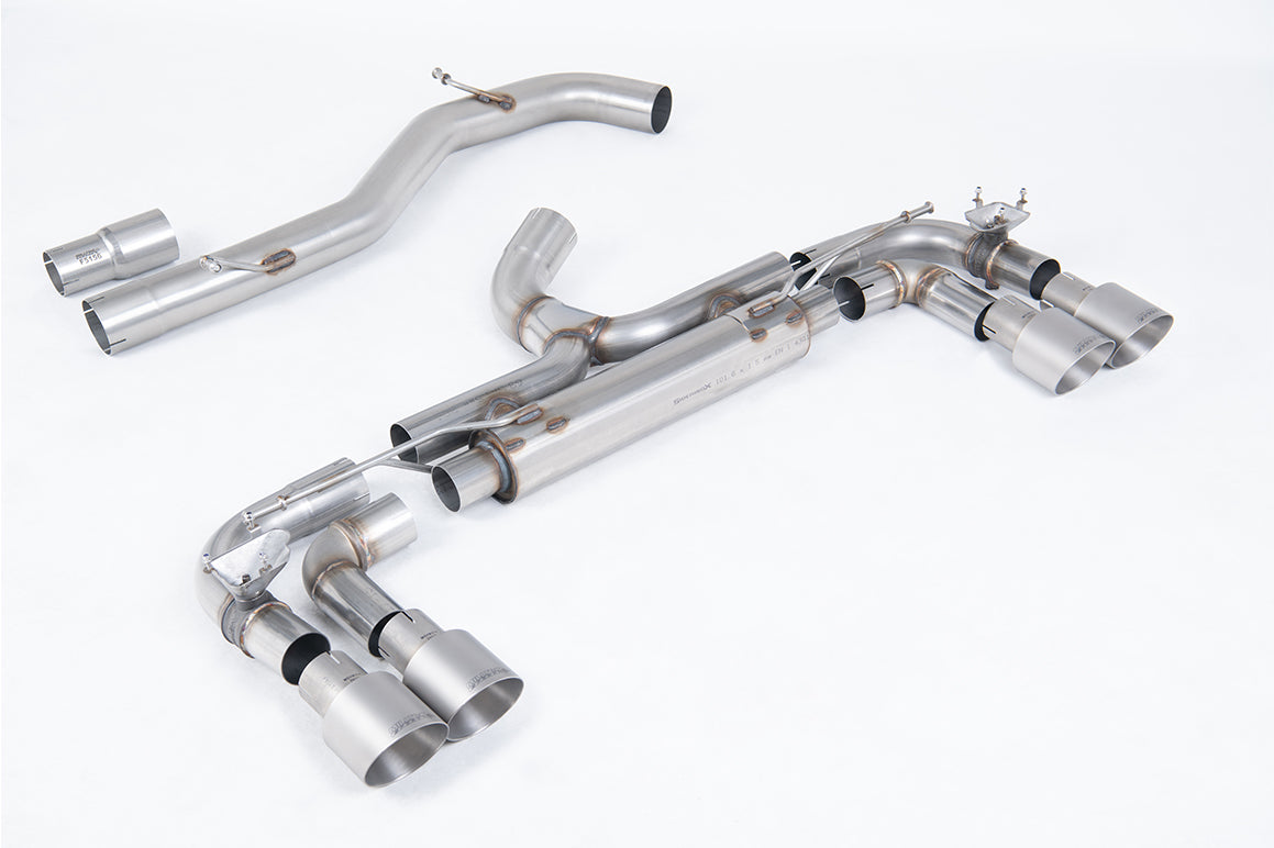 Milltek Sport Volkswagen Golf MK7 R Cat-back, Non-Res, Race (SSXVW715)