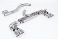 Milltek Sport Volkswagen Golf MK7 R Cat-back, Non-Resonated, Race, Polished (SSXVW718)