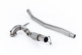 Milltek Sport Large Bore Downpipe and Hi-Flow Sports Cat - Volkswagen Arteon 2.0TSI 280PS 4Motion (North American Non Valved / Downturn Tips) - V2 Large Bore Downpipe with 200CPSI HJS Cat (104mm to 80mm) - Must be fitted with OE Cat Back Only