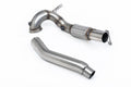 Milltek Sport Volkswagen Golf Mk8 GTi Large-bore Downpipe and De-cat, Decat (SSXVW764)