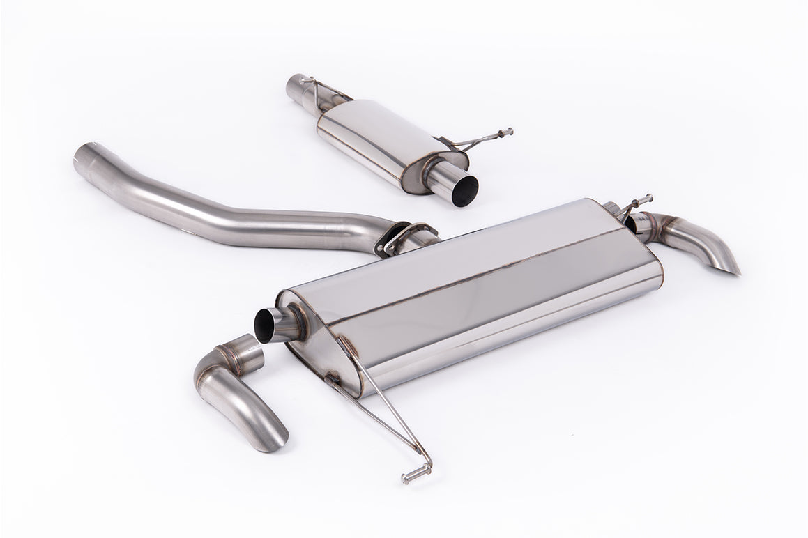 Milltek Sport Cat-back - Volkswagen Atlas SUV 3.6 VR6 - 80mm / 3.15' Resonated System with Downturn Tips (No Cutting Required)