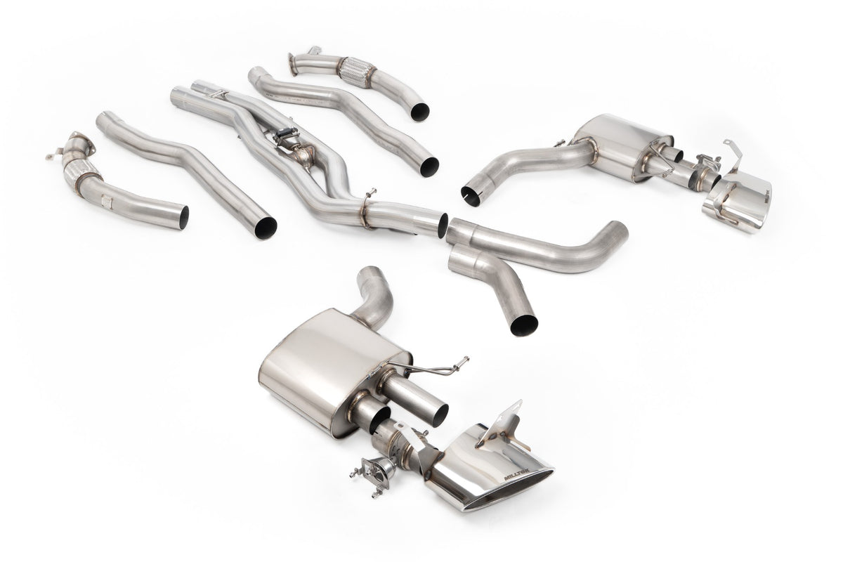 Milltek Sport Audi RS6 / RS7 Cat-back, Active Centre Titanium (SSXAU1050)
