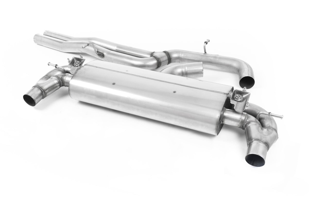 Milltek Sport Audi TT Mk3 Cat-back, Non-Resonated, Oval Titanium (SSXAU793)