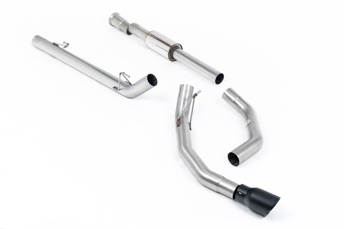 Milltek Sport Ford F150 SuperCrew Cat-back, Part-Resonated, Race (SSXFD485)