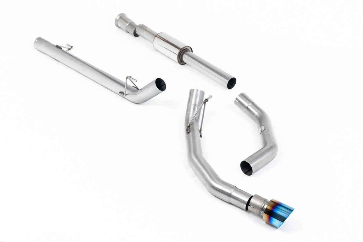 Milltek Sport Ford F150 SuperCrew Cat-back, Part-Resonated, Race (SSXFD487)
